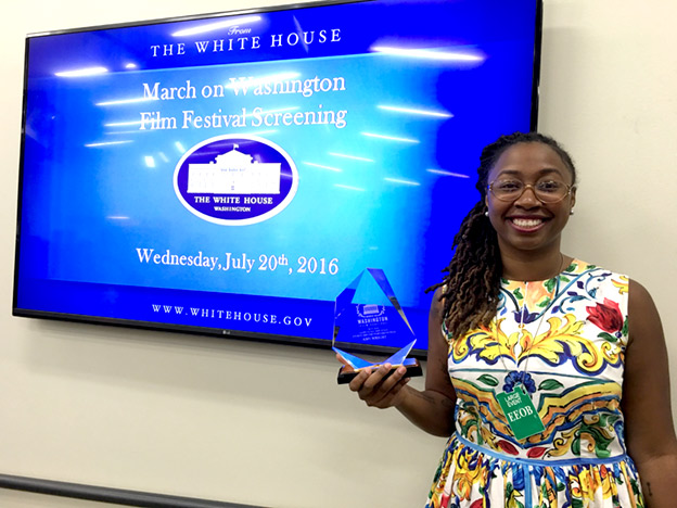 NYFA alumna Amy Wright wins award at White House