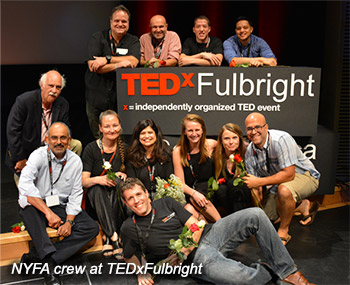 The NYFA crew at TEDxFulbright