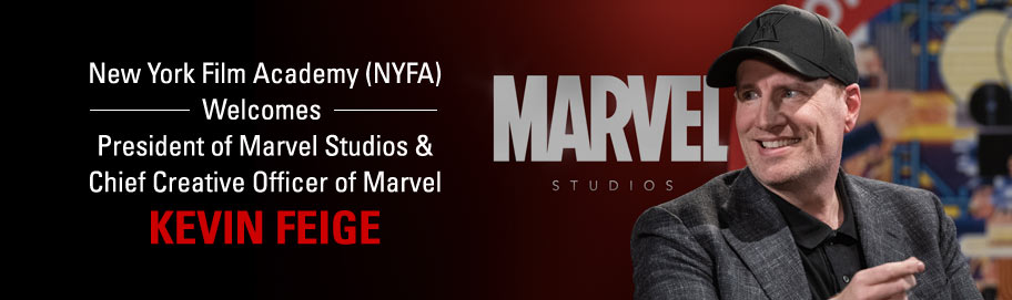 Scroll down to read more NYFA Welcomes Marvel's Kevin Feige