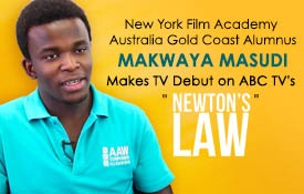 NYFA Australia Gold Coast Alumnus Makes TV Debut on ABC TV's Newton's Law