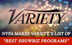 NYFA makes Variety's list of 'Best Showbiz Programs'