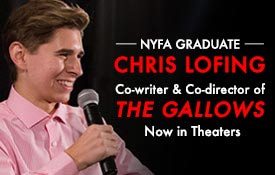 NYFA Graduate Chris Lofing's The Gallows screens in theaters worldwide