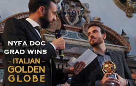 NYFA Doc Grad Wins Italian Golden Globe