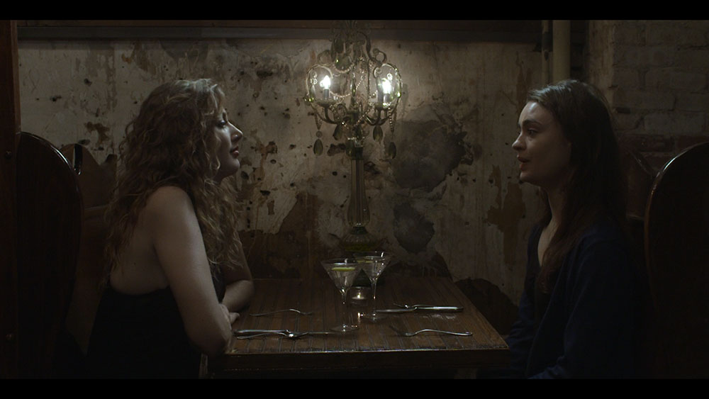 NYFA Final Scene Stills movie still from Black Swan in one year acting degree, actresses in a vintage restaurant booth