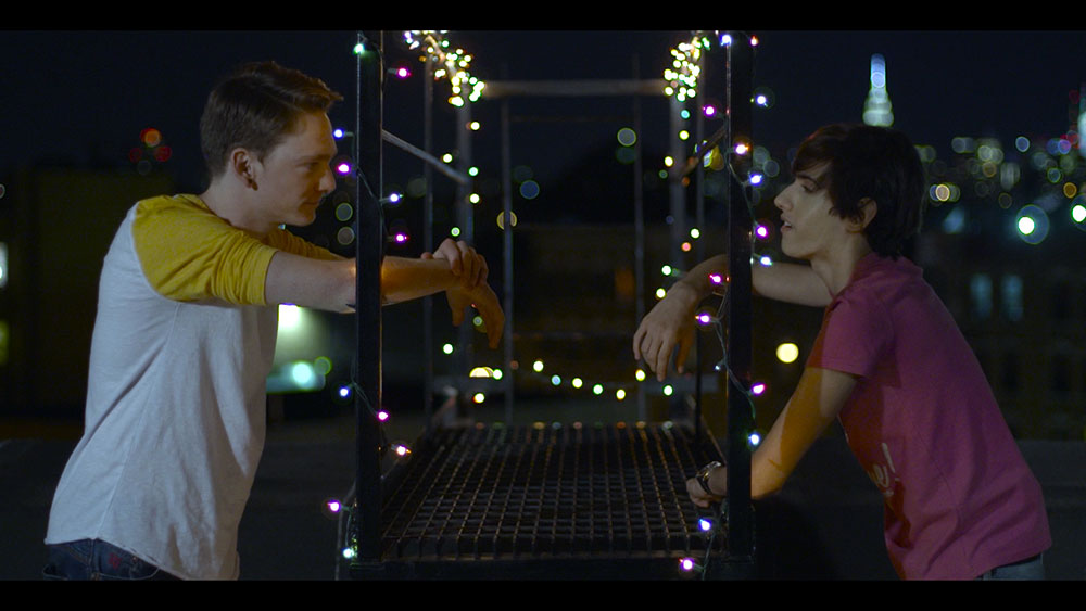 NYFA Final Scene Stills movie still from Perks of Being a Wallflower actors with city lights in one year acting degree.