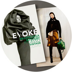 NYFA Graphic Design Student Elle Hasanli Discusses Her Work Blog graphic design for Ell Hasanli with a model and evoke magazine cover