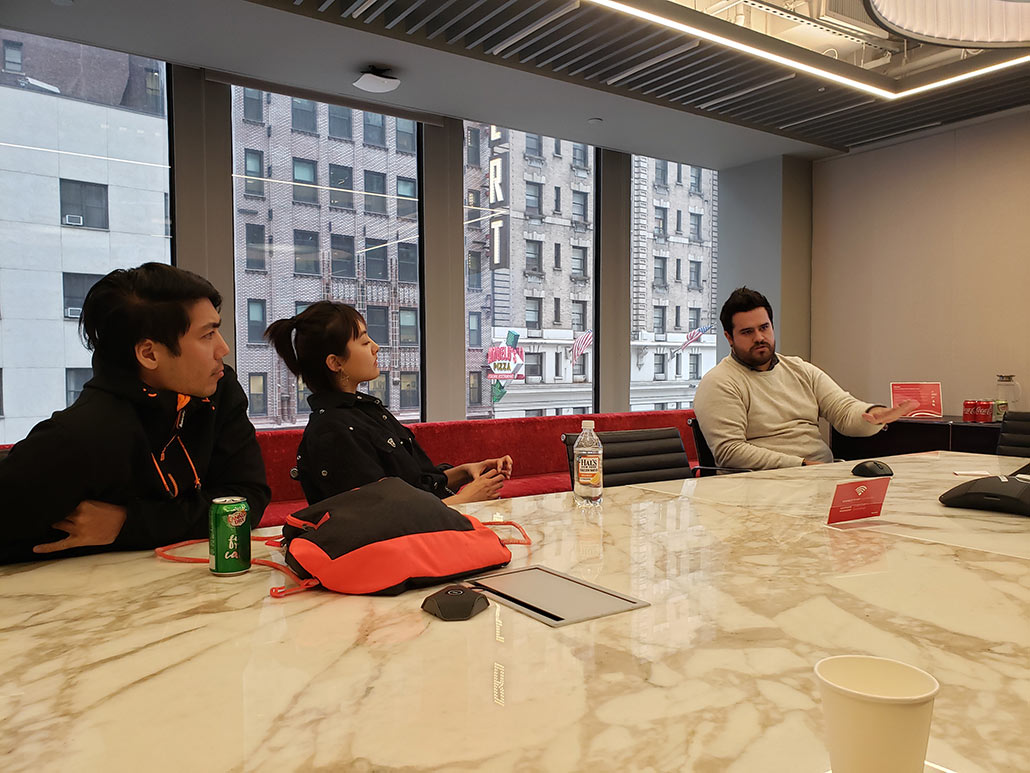 Graphic Design students visit Gensler design agency to learn how the agency designs and presents a variety of projects from graphic way finding to visual identity. Students also had an opportunity to show their design work to Gensler design directors and to gain valuable feedback.  