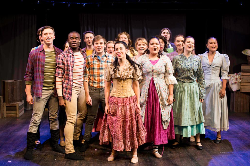 stage performance of carousel at nyfa