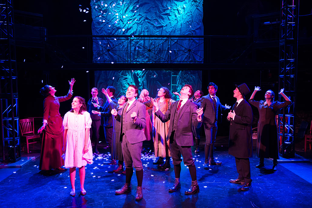 students singing at spring awakening