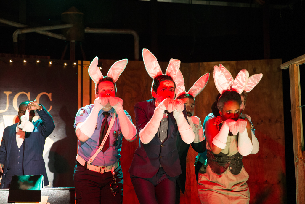 Urinetown Cast As Rabbits