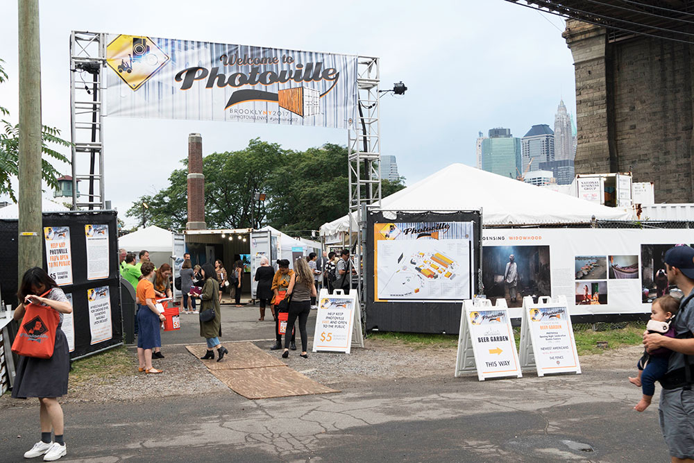 Entrance to Photoville event