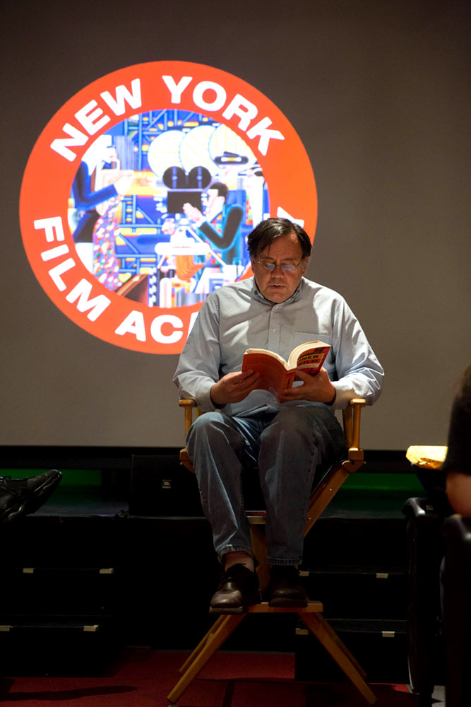 Film critic Peter Rainer reading at New York Film Academy