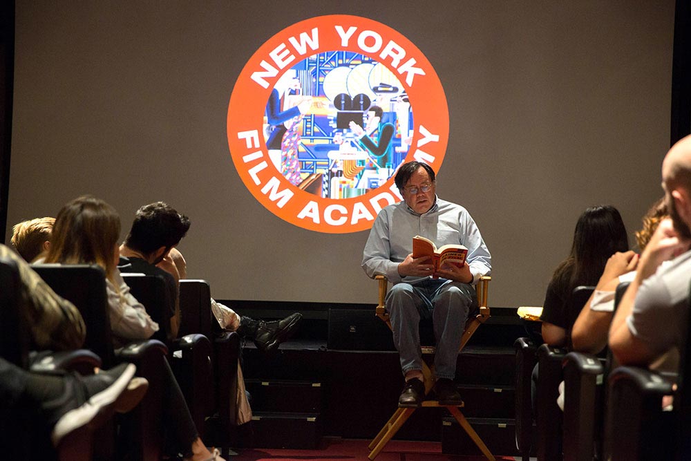 Film critic Peter Rainer reading at New York Film Academy