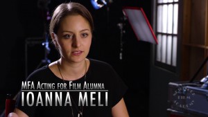 MFA Acting for Film Alumna Ioanna Meli