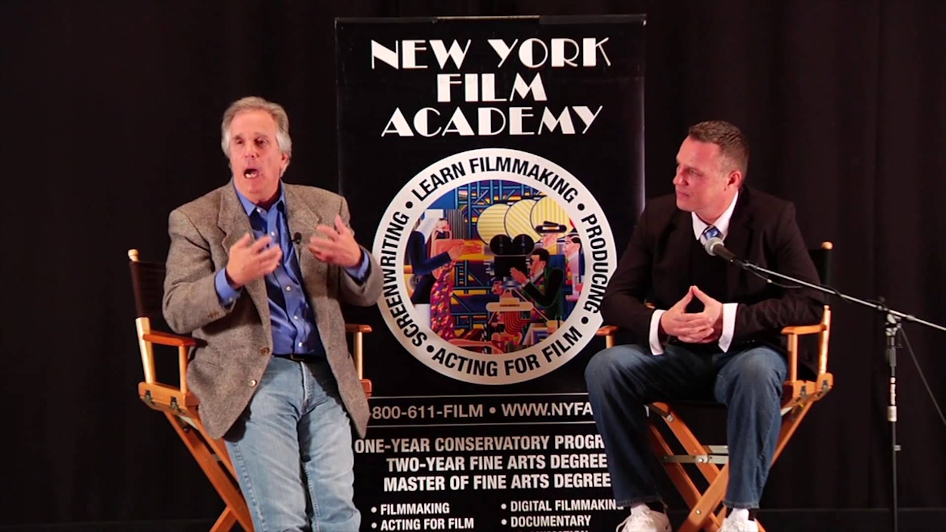 Discussion with Actor Henry Winkler at New York Film Academy