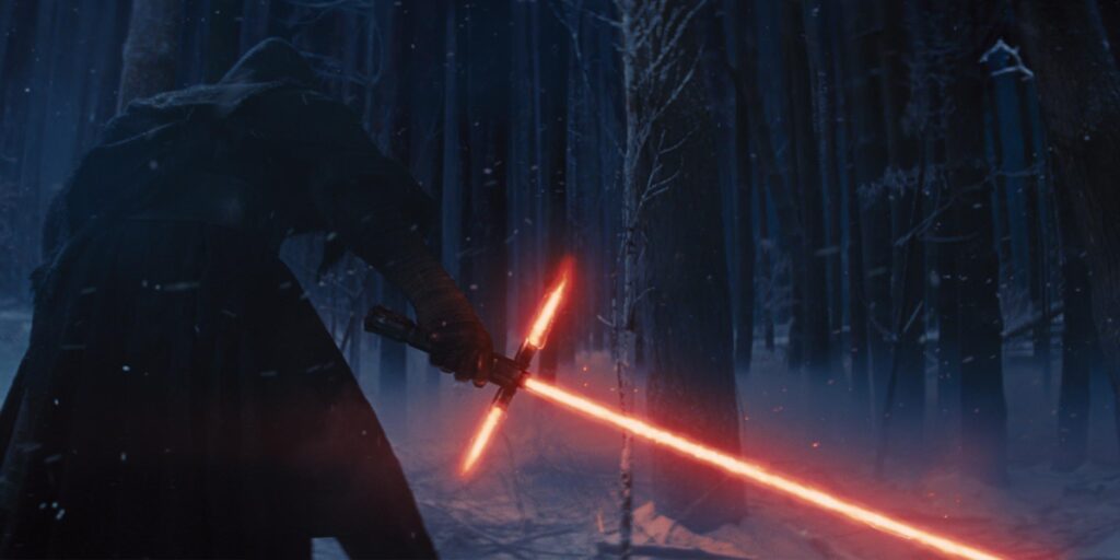 kylo ren's light saber