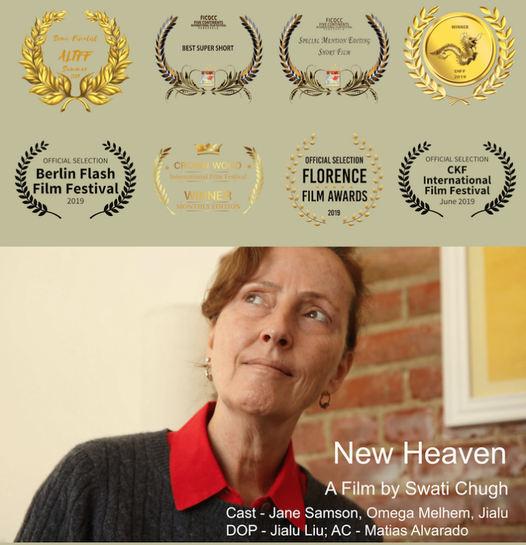 New York FIlm Academy (NYFA) Filmmaking Alum Swati Chugh Finds Success With ‘New Heaven’
