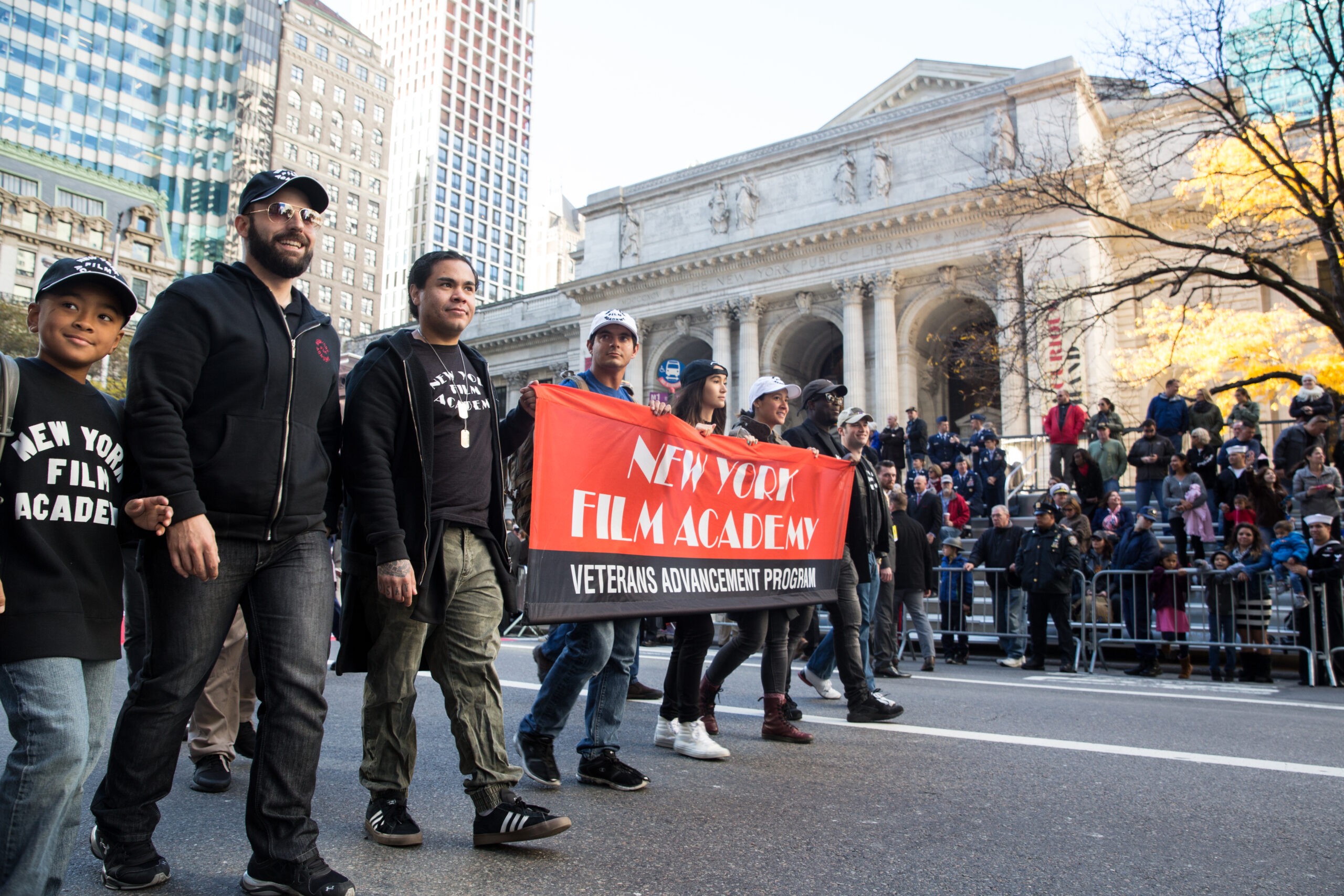 NYFA in the Veteran's Parade