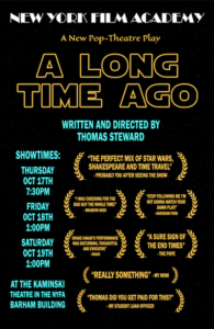 Student Directed Plays Fall 2019 Long Time Ago