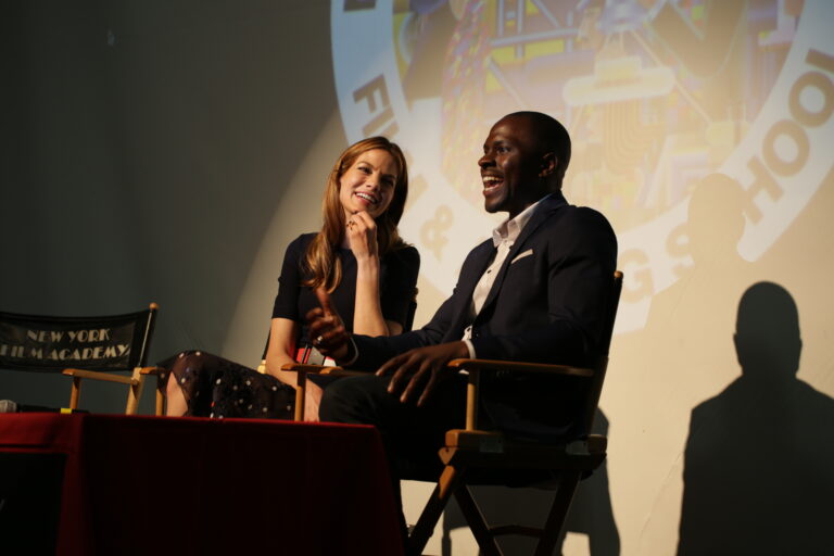 Fort Bliss Screening with Michelle Monaghan and Gbenga Akinnagbe