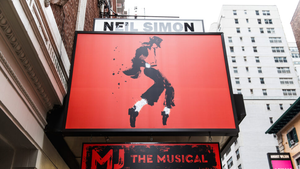 MJ The Musical Marquis at the Neil Simon Theatre on Briadway