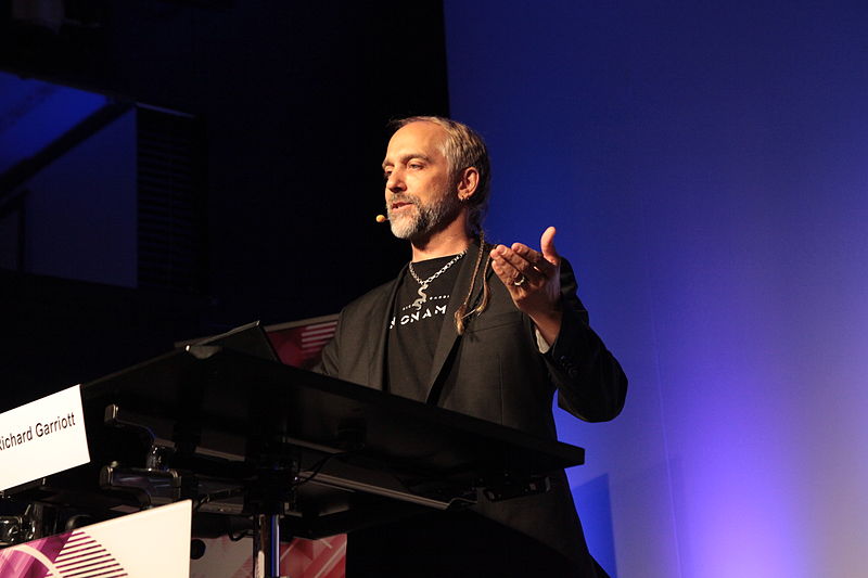 Developer Richard Garriott speaking at Game Developers Conference 2011