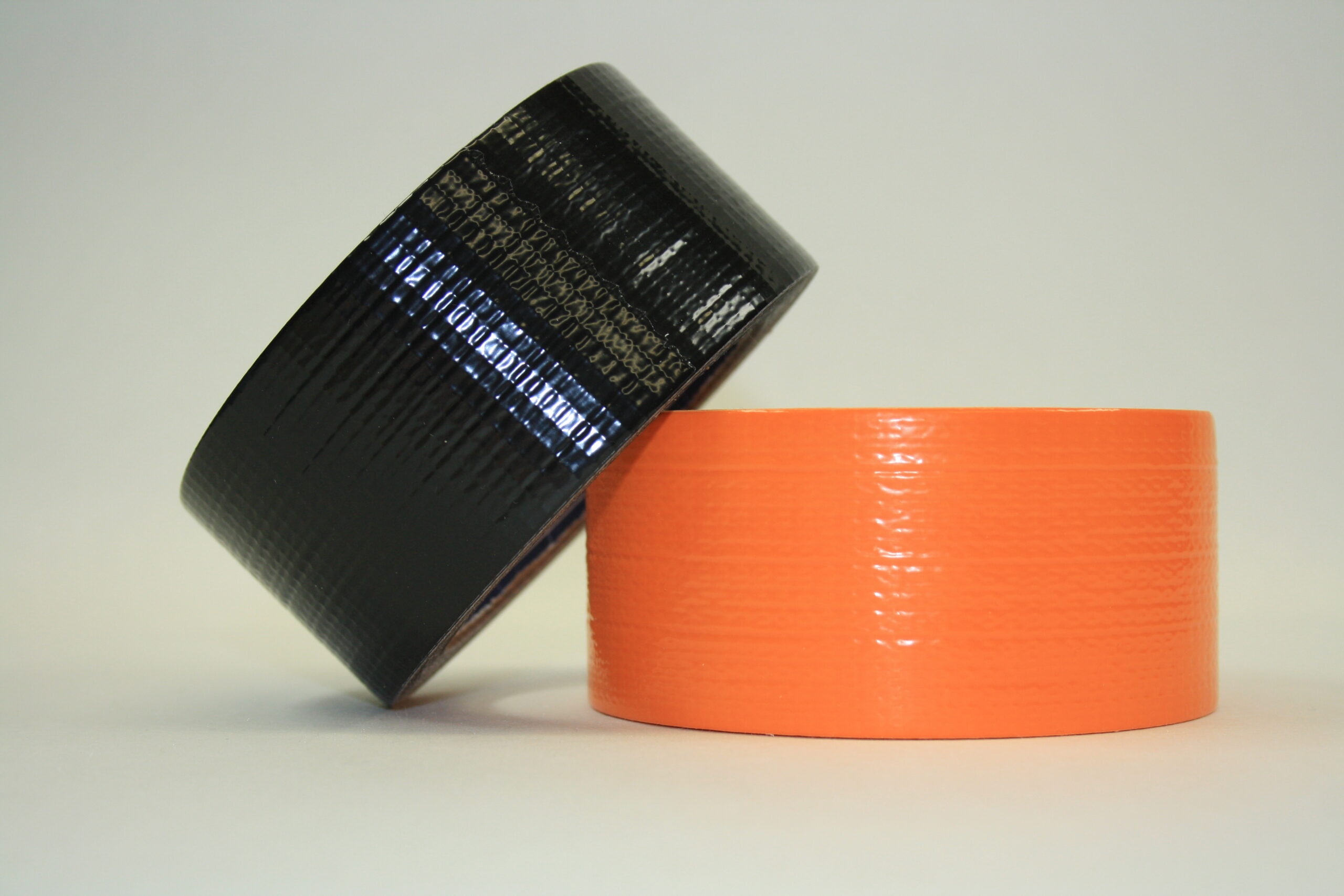 Black and orange gaffer tape