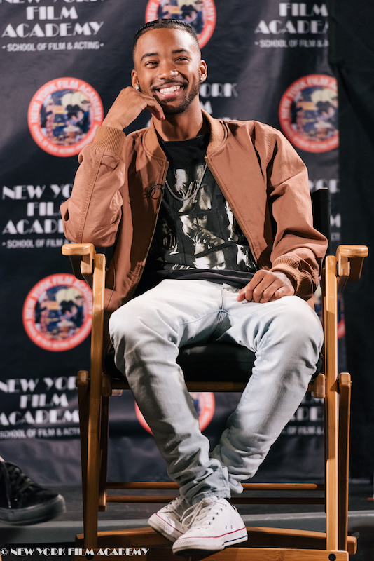 Algee Smith Holds Q&A at New York Film Academy Los Angeles Campus