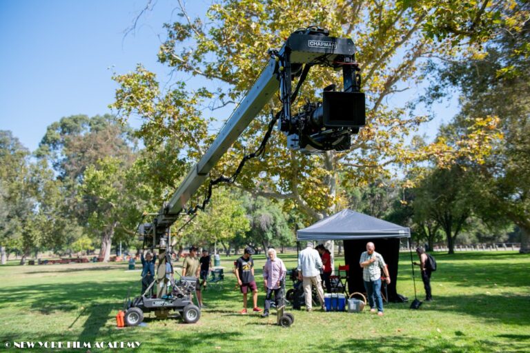 New York Film Academy Los Angeles (NYFA-LA) Cinematography Students Shoot Crane Video