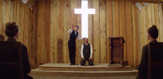Daniel Day Lewis baptized by Paul Dano