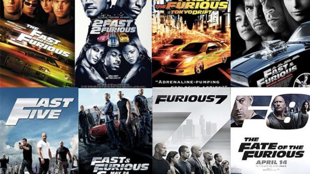 Fast and Furious movie posters