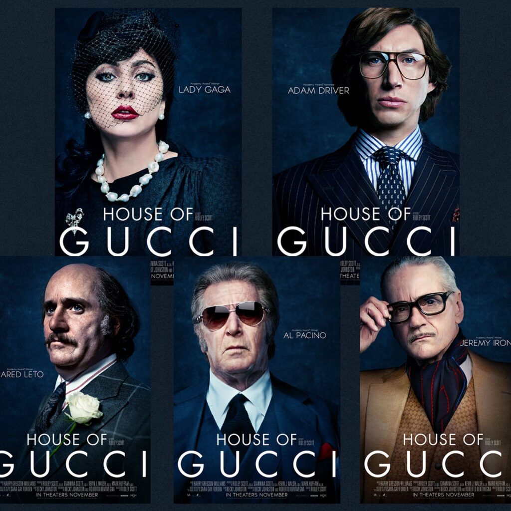 House of Gucci poster mosaic