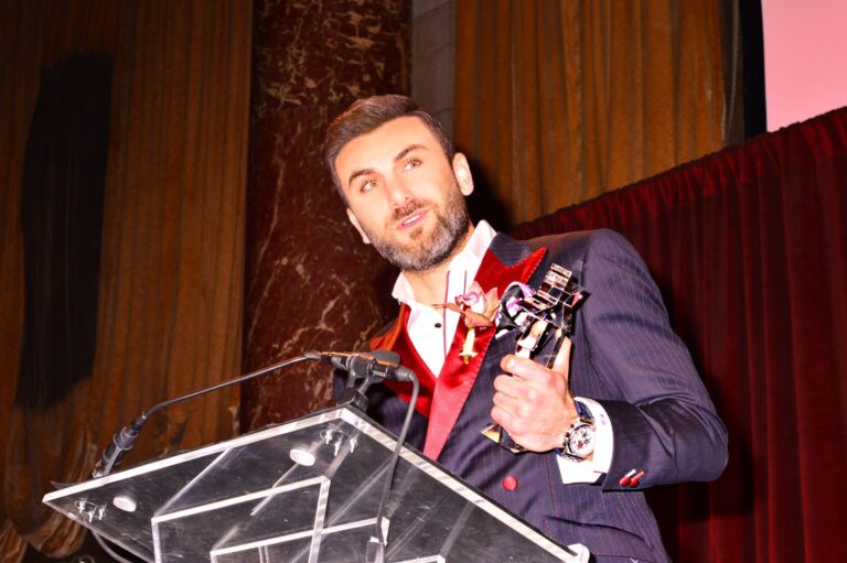 Former NYFA Student Peyman Umay Earns Fashion Group International Rising Star Award