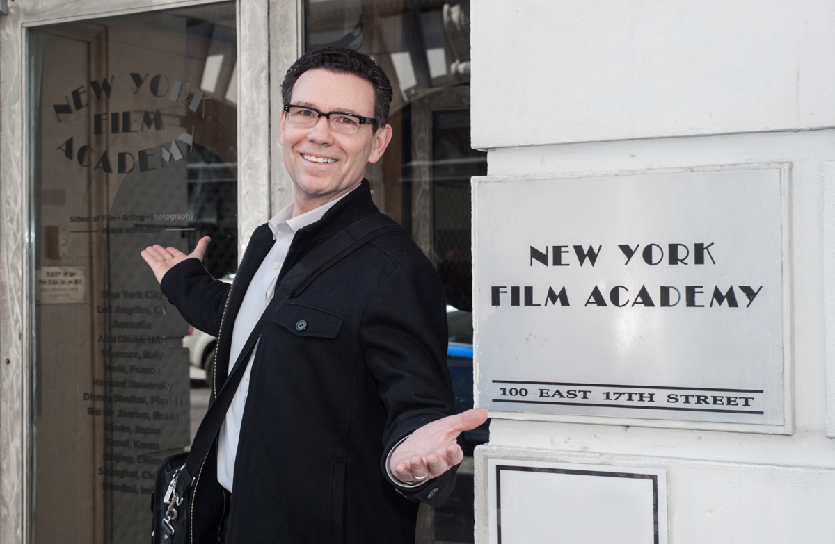 Mark at NYFA doorway