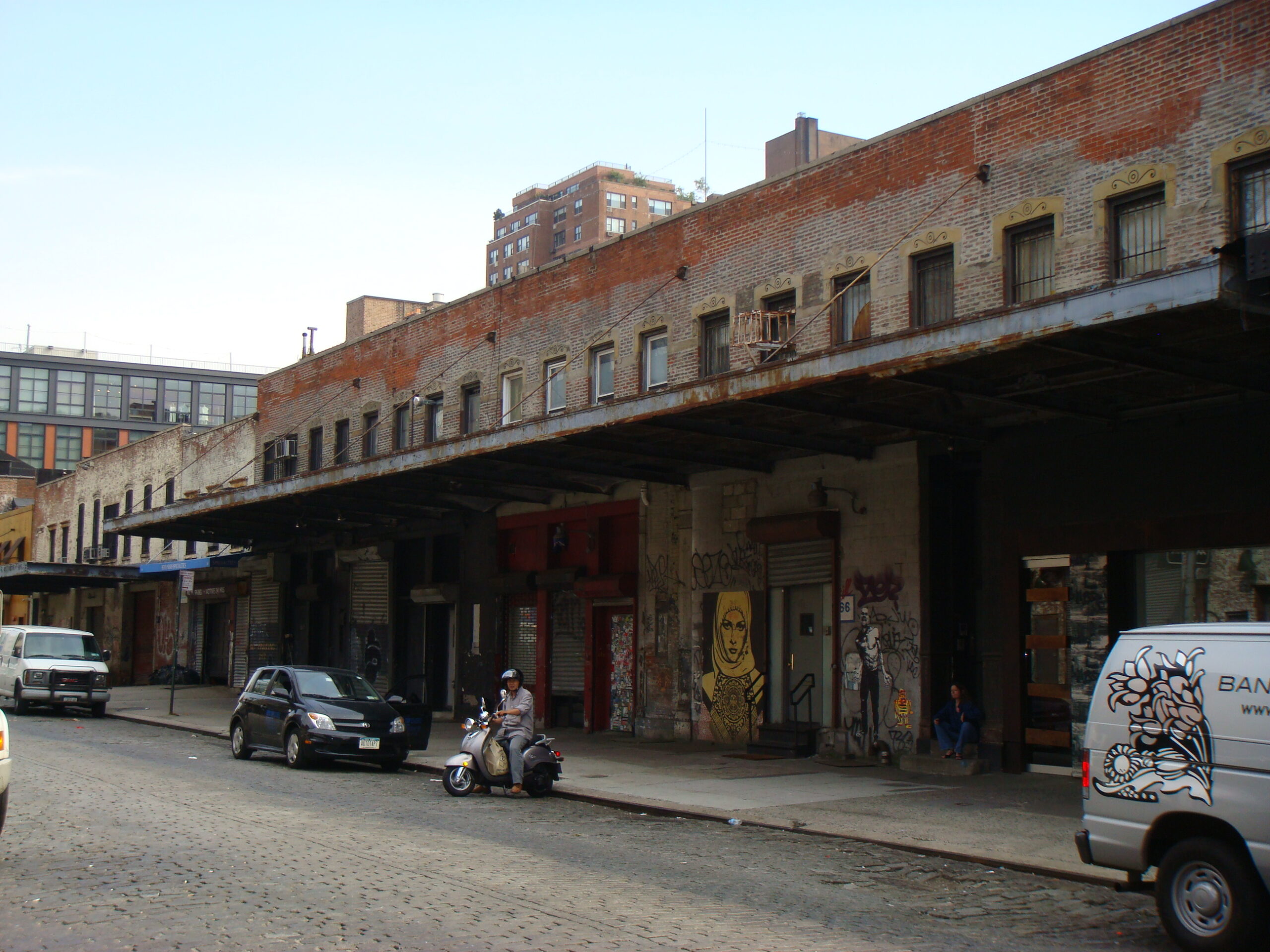 An old packing building in the meatpacking district