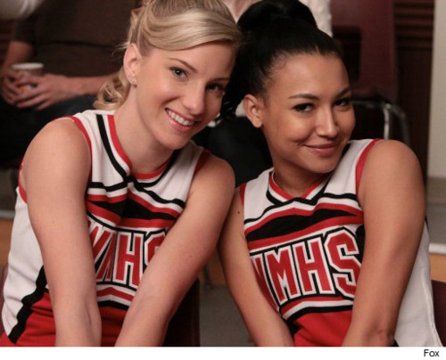 Naya Rivera with Heather Morris