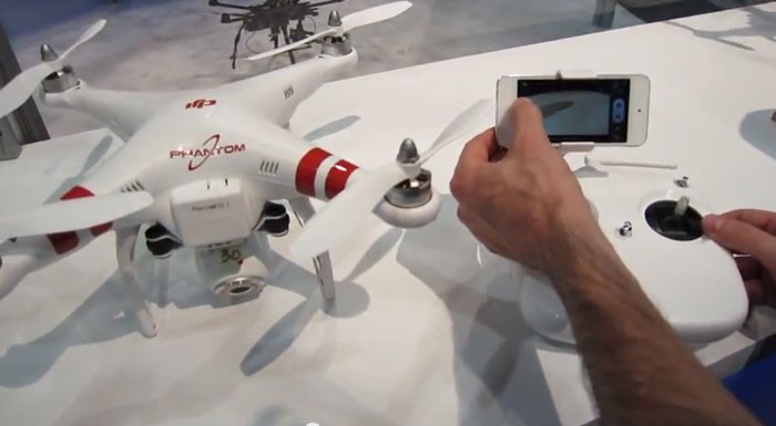 The Quadcopter remote control drone 