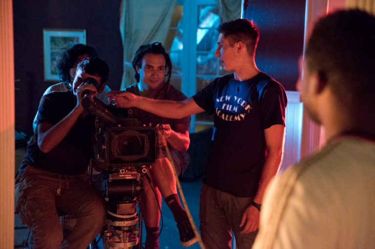 NYFA Cinematography Students in Los Angeles Shoot on Universal Soundstage