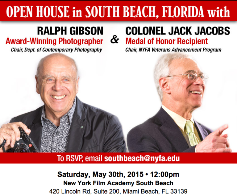 NYFA South Beach Open House with Ralph Gibson & Col. Jacobs