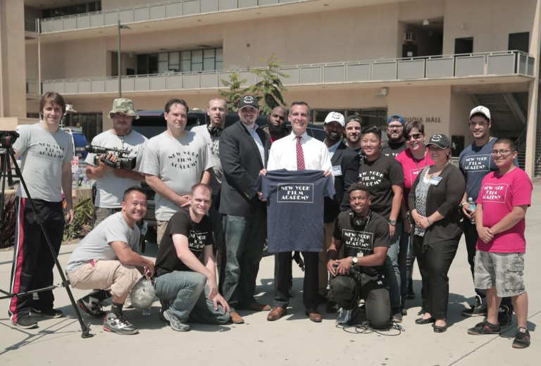 NYFA Students Participate in LA Mayor Garcetti’s Veterans Initiative