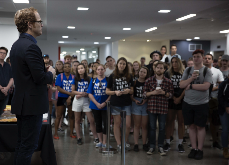 President Meets and Greets With New York Film Academy Australia Students