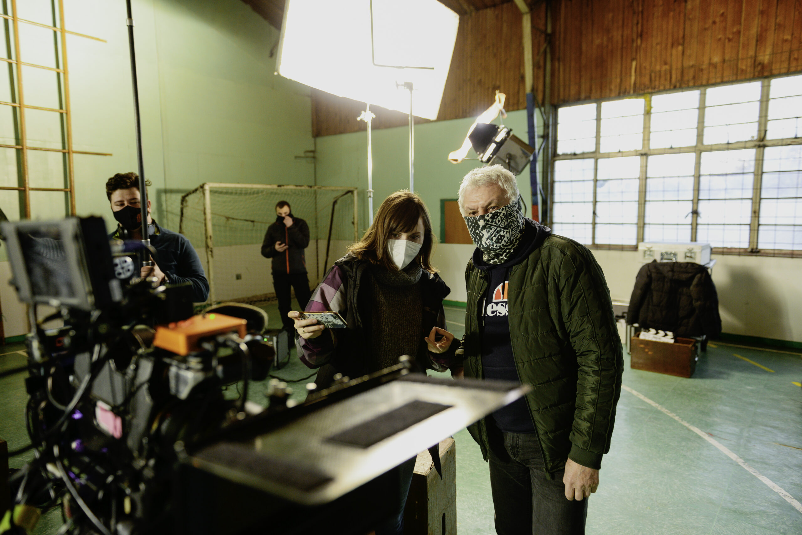 Set photo from North Pole featuring Director, Marija Apcevska