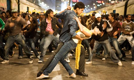 Dev Patel and Freida Pinto dance in Slumdog Millionaire