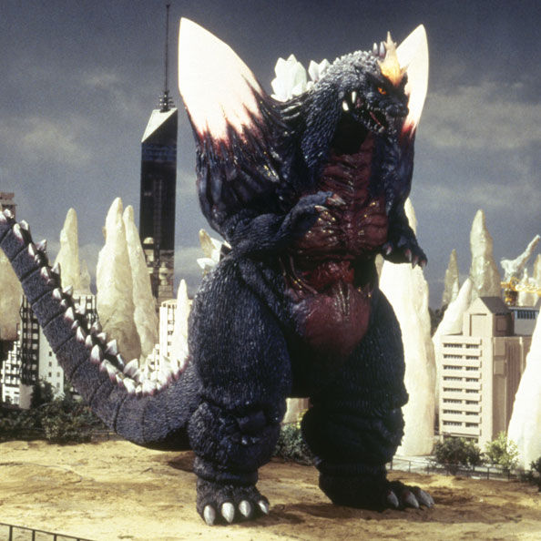 SpaceGodzilla in a scene from Godzilla vs. SpaceGodzilla
