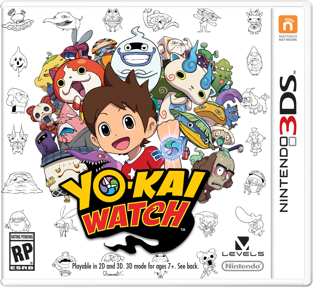 Yokai Watch gameboy DS game cover