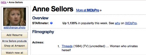 anne sellors imdb profile
