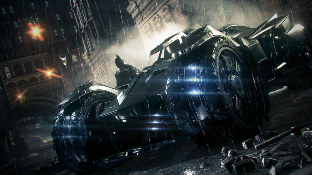 Batmobile from Arkham Asylum