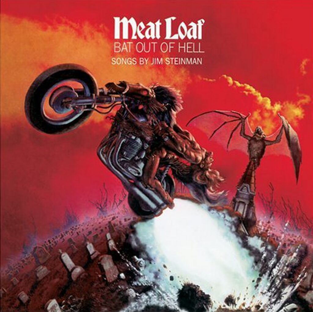 famous illustration: Bat out of hell Album