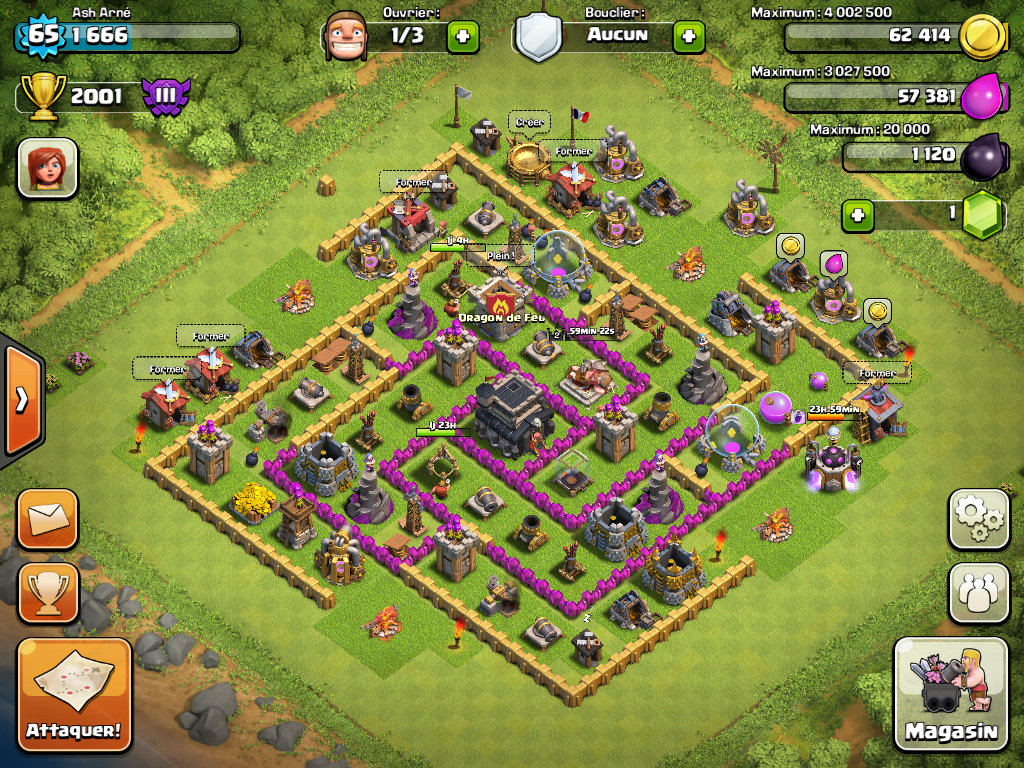 Clash of Clans plus sign