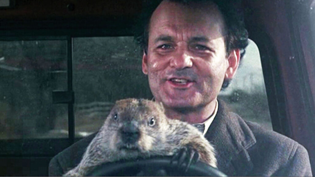 Bill Murray in Groundhog Day